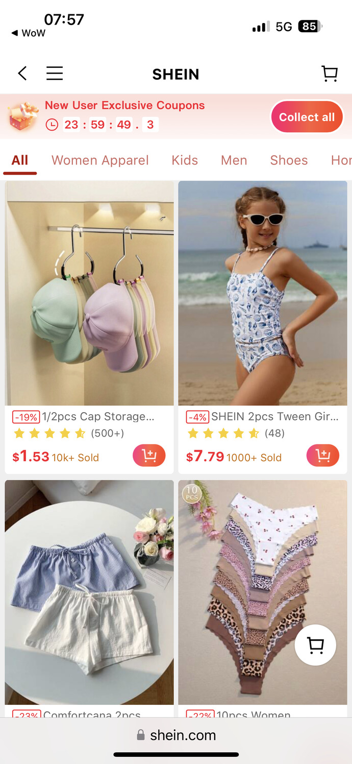 Girls, would you go shopping with me and tell me what you like best?