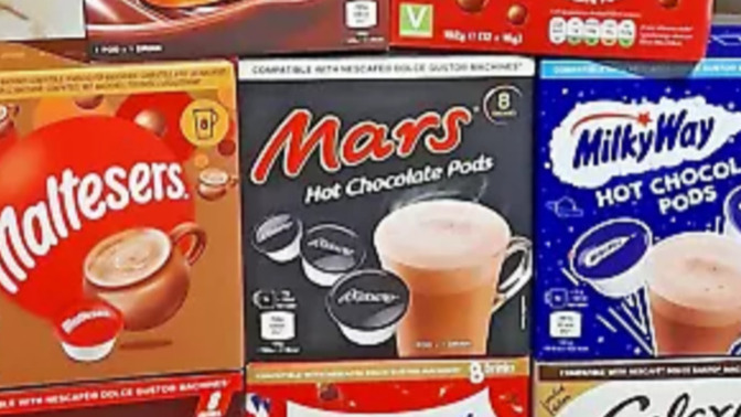 Do you have any of these hot chocolate pods were you live and if not which one would you like to try if you were able to?