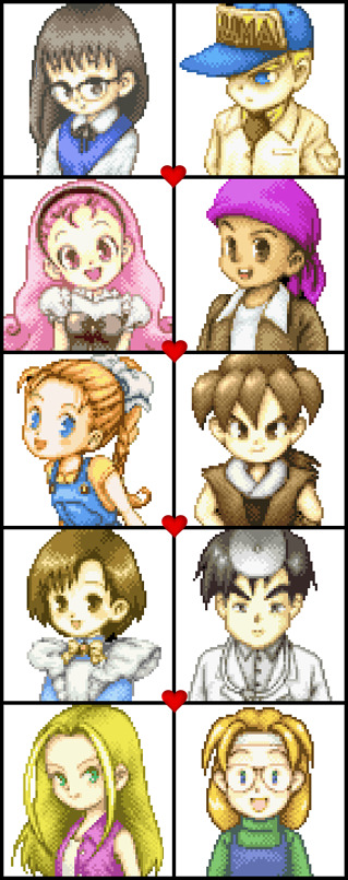 Which one would you date? (Theyre from a farming/dating simulation game)?