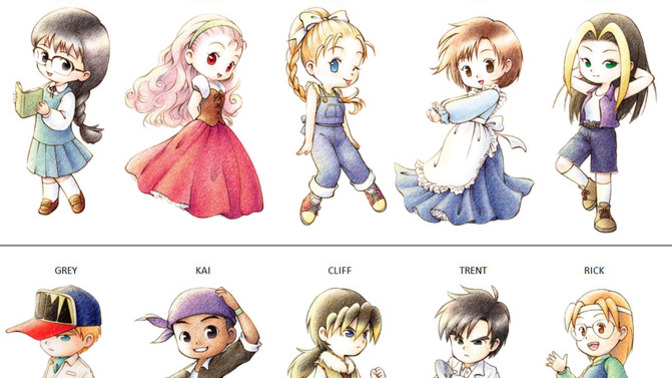 Which one would you date? (They're from a farming/dating simulation game)?