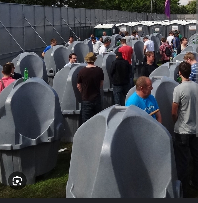 Festival Urinals for the Guys