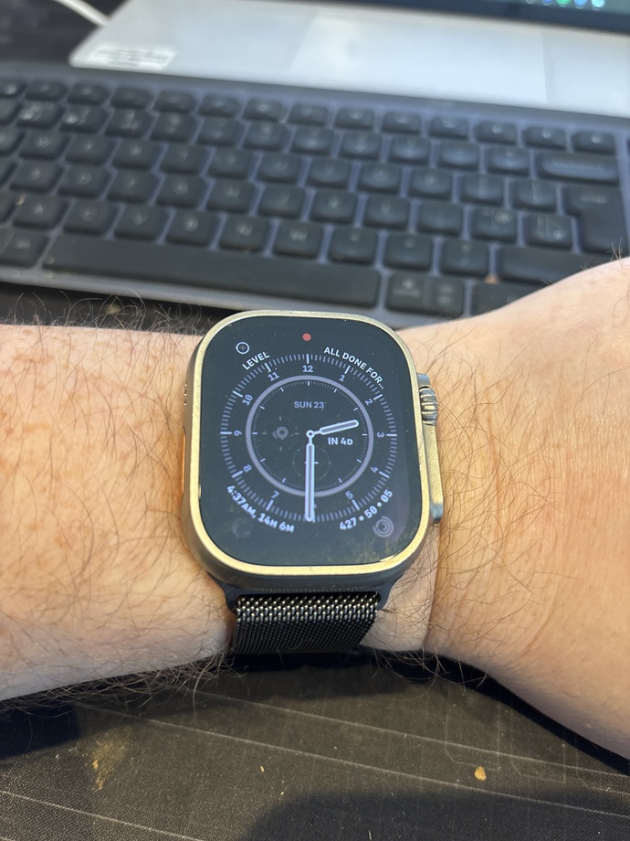 Will you show us your Apple Watch?