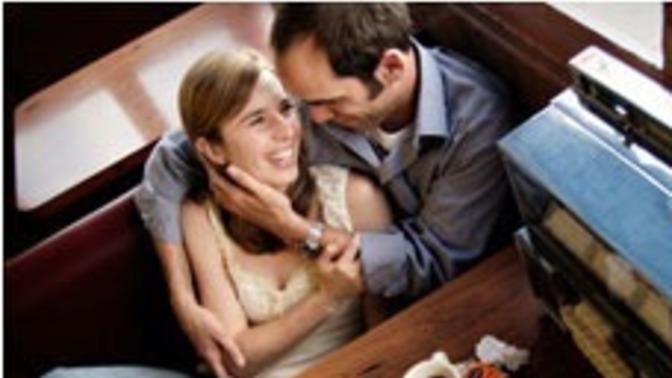 What do you think of couples that sit on the same side of the table?