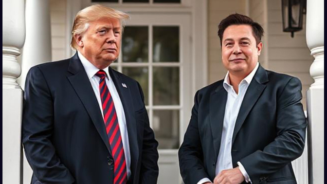 If Trump and Musk were on your porch how would you react?