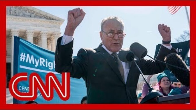 Chuck Schumer calls Donald Trump a lawless, angry man. Any thoughts about this?