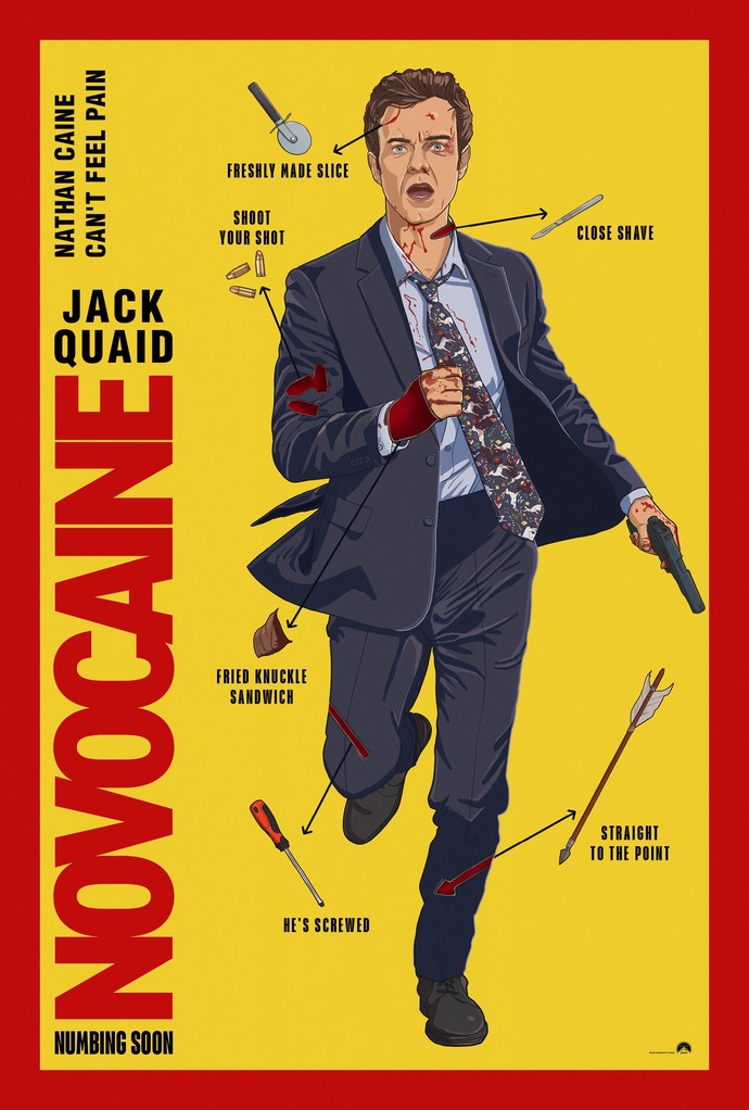 Has anyone else seen the new movie Novocaine?