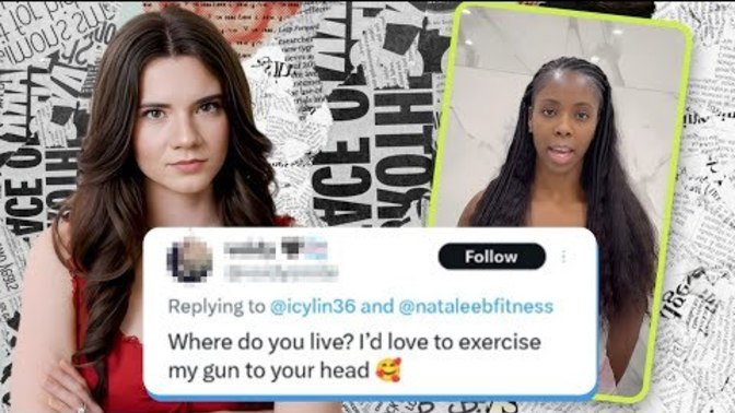 Why does a certain community feel the need to issue death threats against a woman who wants to build a gym for Biological women only?