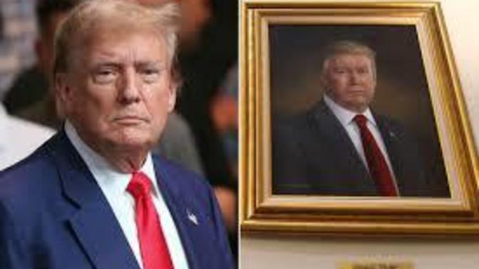 Why is Trump so angry about the portrait of him?