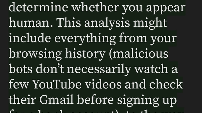 Did you know, the circle spinning in "verify human" is reading your browser history? How can we keep our history private?