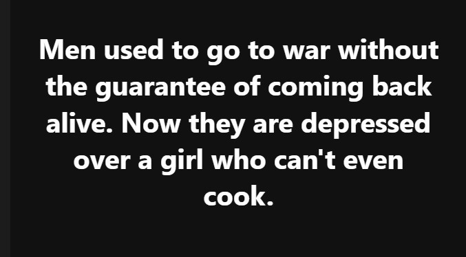 Now days why mens are so weak?