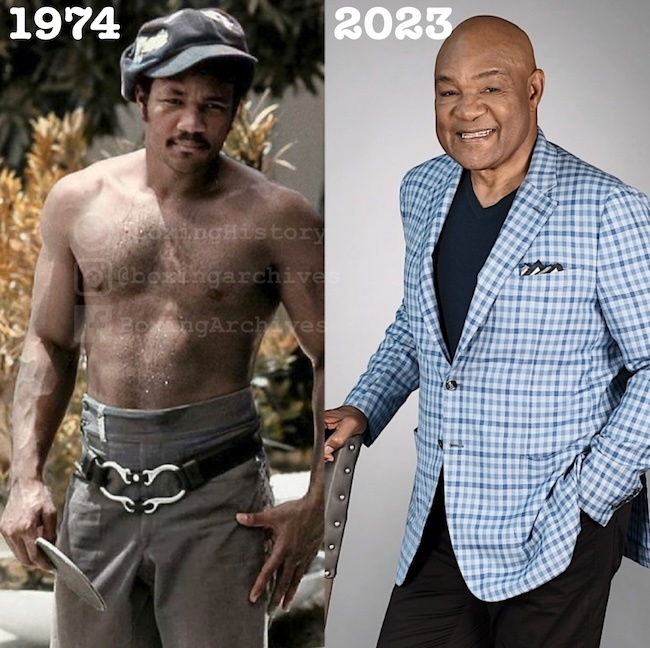 What are your thoughts on heavyweight boxing legend and two-time heavyweight champion George Foreman has passed away at the age of 76?