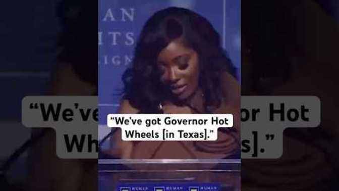 How do you feel about Democratic congresswoman Jasmine Crockett making potentialy offensive comments towards Texas governor?