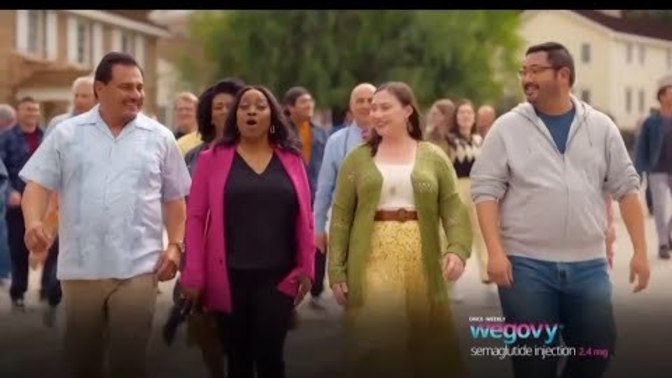 How do you get into a wegovy commercial?