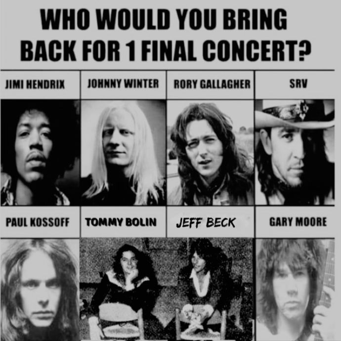 Guitar experts, who would you bring back for one final concert?