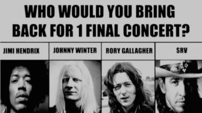 Guitar experts, who would you bring back for one final concert?