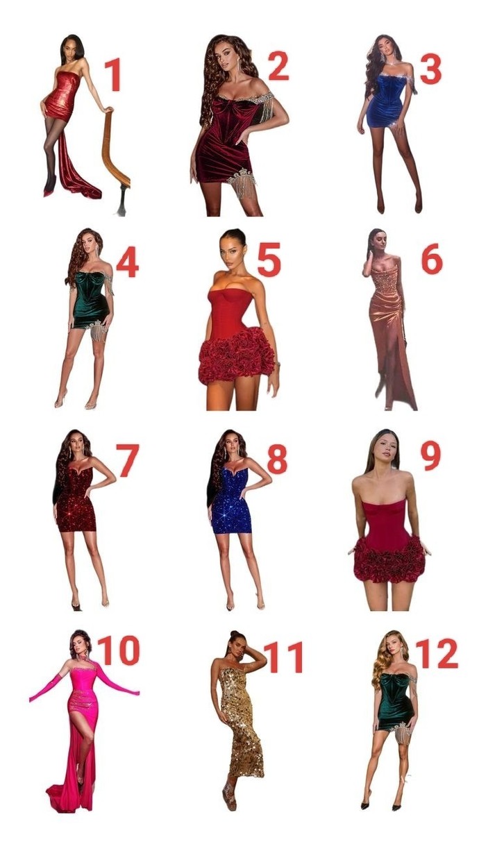 I invite you to dance, which outfit do you prefer?
