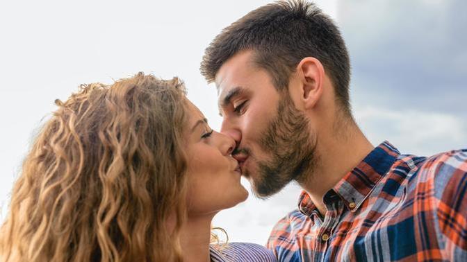 When you are talking to a guy, not dating or offical couple yet, how long does it take for a first kiss?