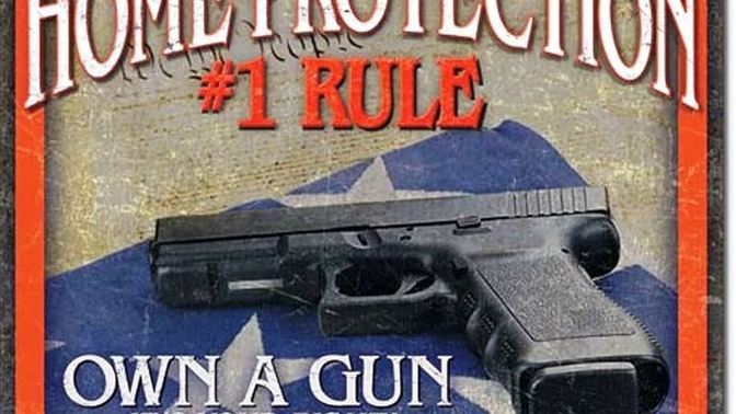 If you have a family with a wife and children, would you own a gun just in case for protection over you and your family at home?