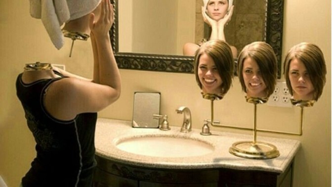 Where is your head usually?