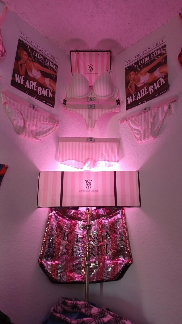 Is this photo an omage to Victoria Secret or just creepy?