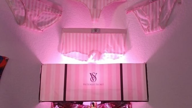 Is this photo an omage to Victoria Secret or just creepy?