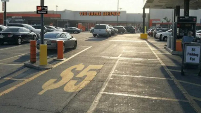 What do you think about Home Depot charging for parking to offset inflation?