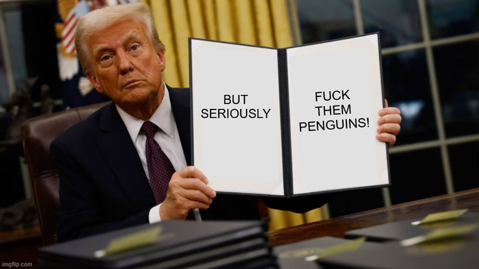 What did the poor penguins on this isolated island off of Antarctica do to deserve this?