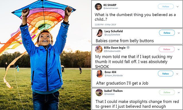 What’s the silliest thing you believed as a child that you still find funny?