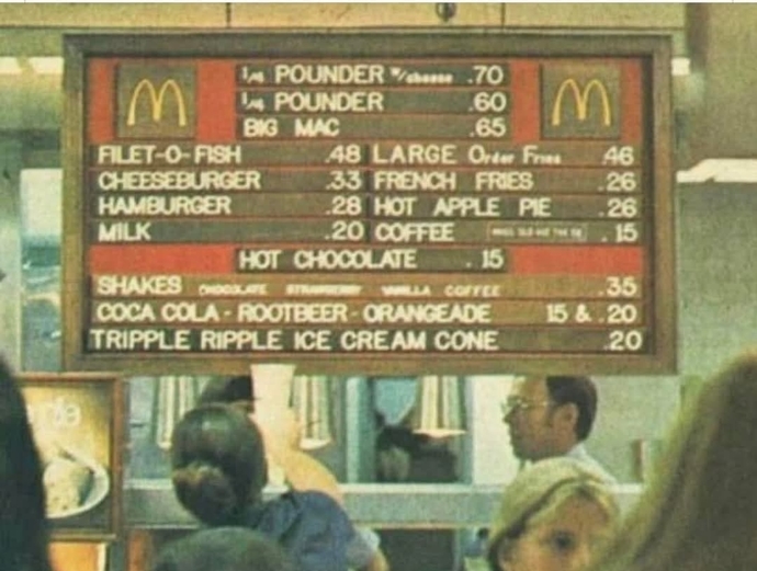 What year is this menu from?