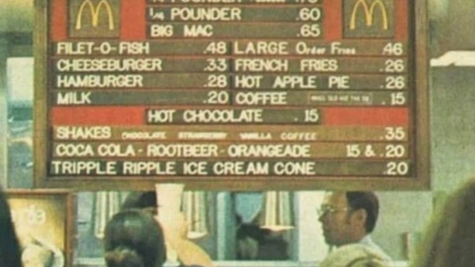 What year is this menu from?