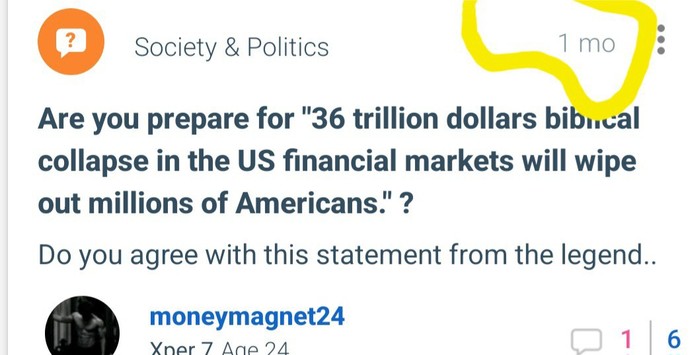 Lmao what happened to US financial markets with in month since I posted this?