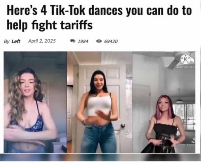 Tiktok dances as a form of protest?