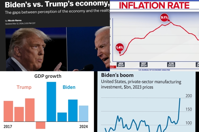 Why do idiots think the economy was bad under Biden?