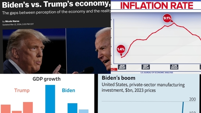 Why do idiots think the economy was bad under Biden?