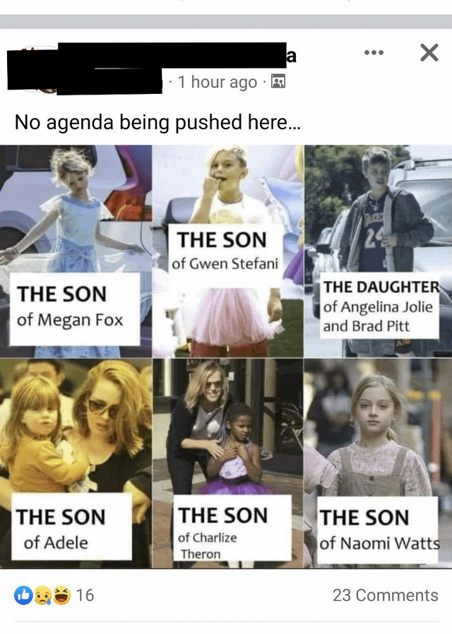 Are celebs intentionally pushing their kids to be trans?