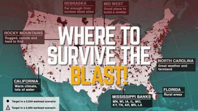 Safest Places to Survive a Nuclear War in the United States. Where would you go?