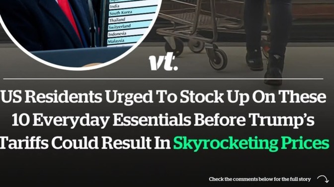 Are you going to stock up before the Trump price hikes?