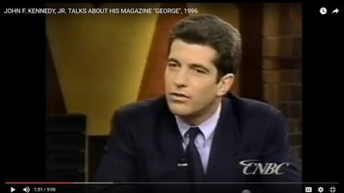 Do you think JFK jr looks like his father?