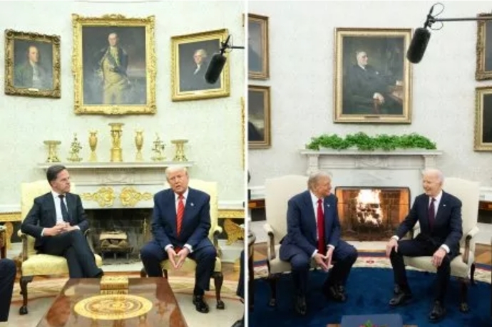 Whose Oval Office decor do you prefer? Biden or Trump? The decor has always set the tone & message of POTUS?