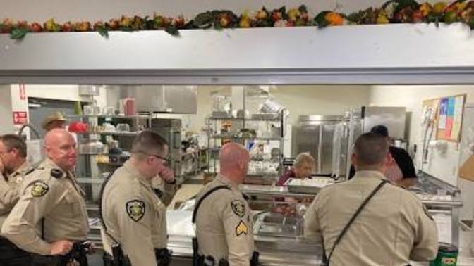 What do cops eat?