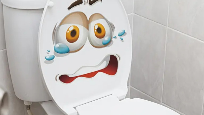 Would you put stickers on your toilet tank?