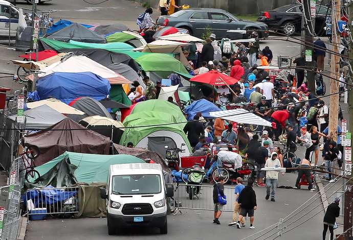 Should be homeless and camping out be illegal?
