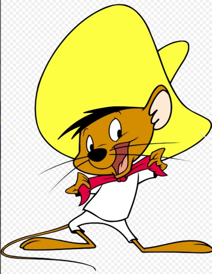 Cartoon character Speedy Gonzales