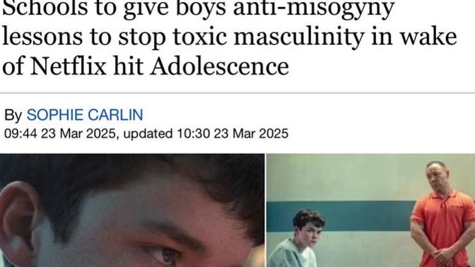 Should US schools make boys attend mandatory lessons to prevent misogyny & toxic masculinity?