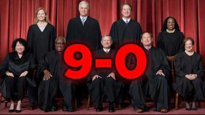 Are you surprised the Supreme Court voted 9-0 against the Trump administration?