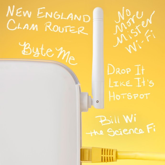 If Wi-Fi had feelings, would it get insecure when people keep switching networks? And what is the funniest Wi-Fi names you’ve ever seen?