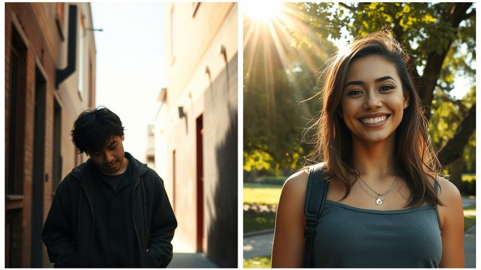 Do you think your perception of the world and how you interact with others would change if you suddenly became much more or much less attractive?