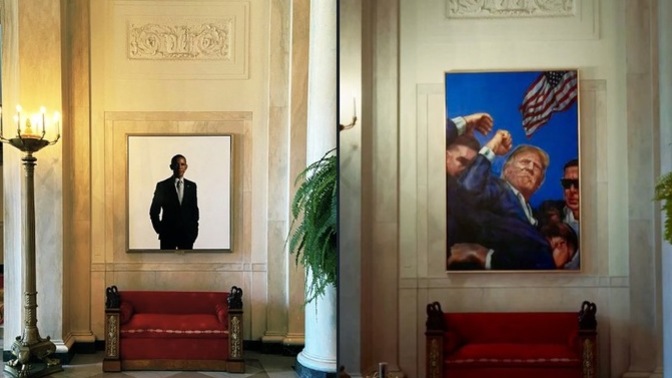 What do you think of President Trump's change in decor in the Oval Office?