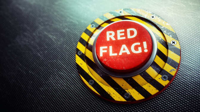 What is the biggest red flag in a relationship?