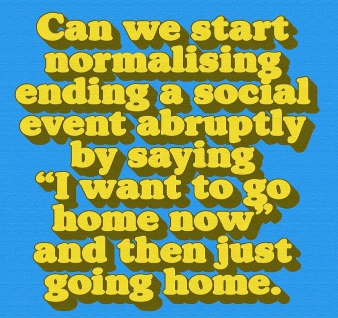 How do you leave social media, do you say goodbye, or do you just... disappear?